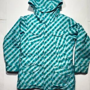 Sims Teal Ski Snow Kids Jacket With Multi Pockets For Personal Items Size L